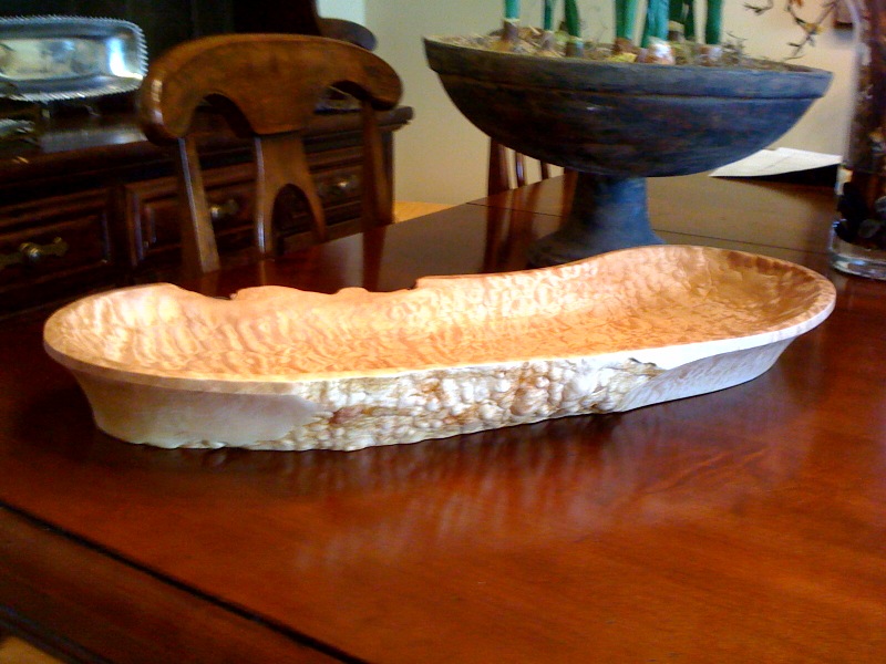 quilted maple platter